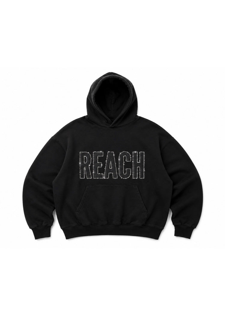 BEDAZZLED REACH EARTH HOODIE