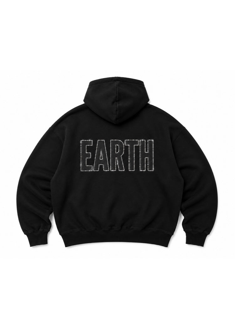 BEDAZZLED REACH EARTH HOODIE